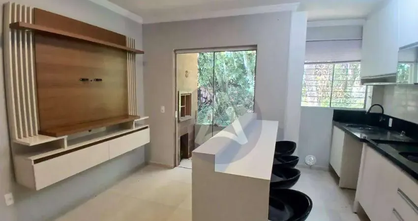 Apartamento com 2 dormitórios para alugar, 50 m² por r$ 3.075,00/mês - campeche - florianópolis/sc