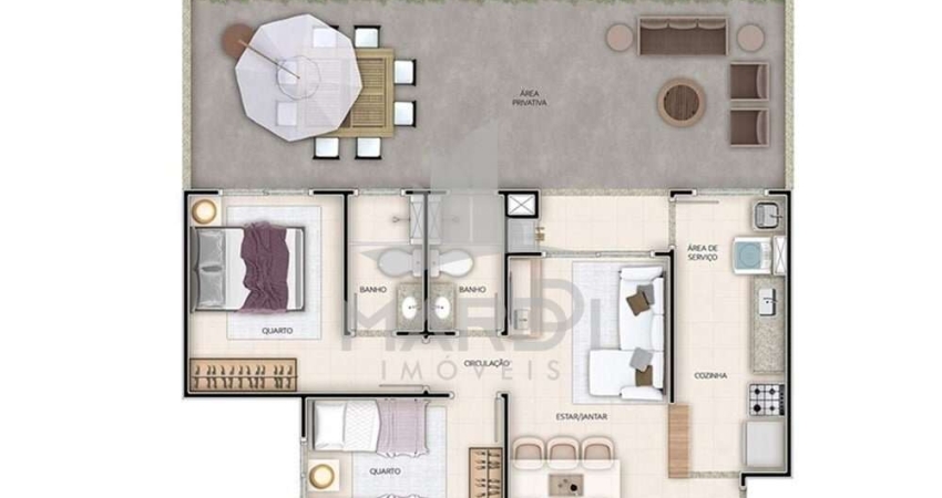 Apartamento com 2 quartos à venda na Rua Sílvio Silveira Soares, 2688, Camaquã, Porto Alegre