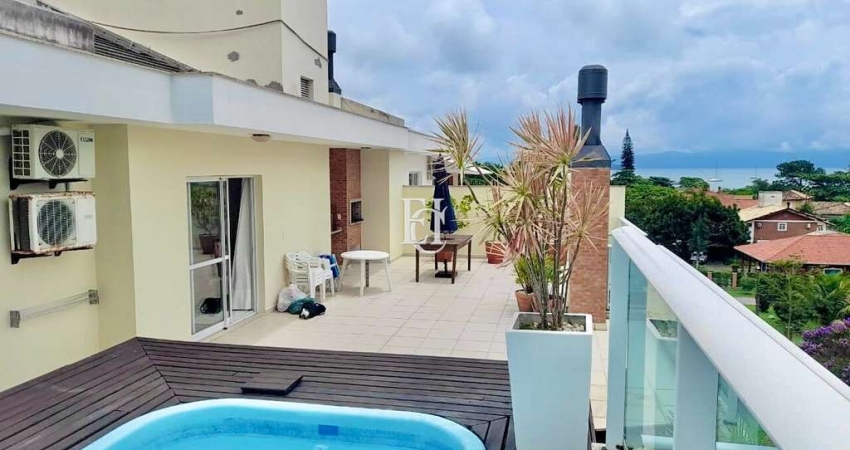 Cobertura Linear com Vista Mar e Piscina Privativa a 90 metros da Praia da Cachoeira do Bom Jesus
