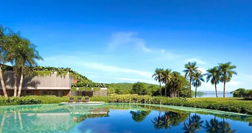 Mansão suspensa na lagoa — sofisticação, vista panorâmica e conforto