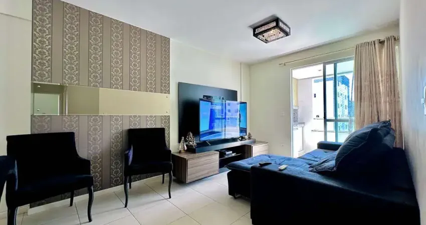 Apartamento amplo em andar alto e vista parcial para o mar no kobrasol