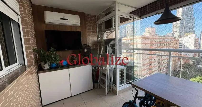 3 DORMITÓRIOS + VARANDA GOURMET À 300 METROS DA PRAIA NA POMPÉIA R$1.230 mil PORTEIRA FECHADA !!!!