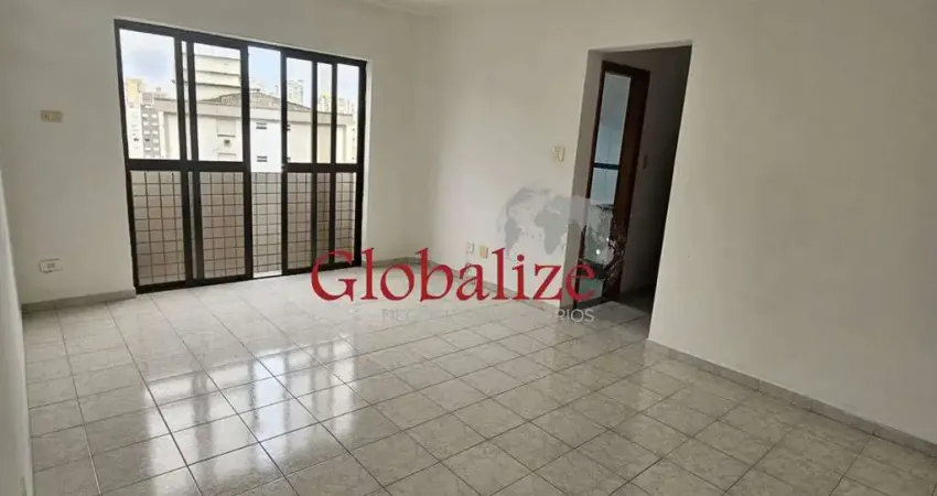 Apartamento à venda com 75m², 2 quartos, 1 suíte, vaga demarcada, sacada por R$520.000,00 no Campo Grande em Santos