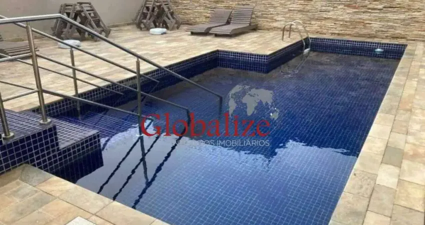 Apartamento em santos r$530.000,00, 59m², todo reformado, sala ampla com sacada,ármarios planejados, area de lazer completa