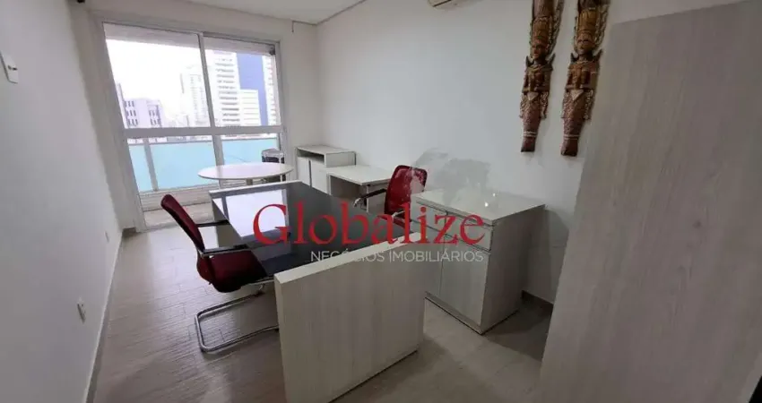 Sala comercial à venda com 44m² por R$535.000,00 no Boqueirão em Santos