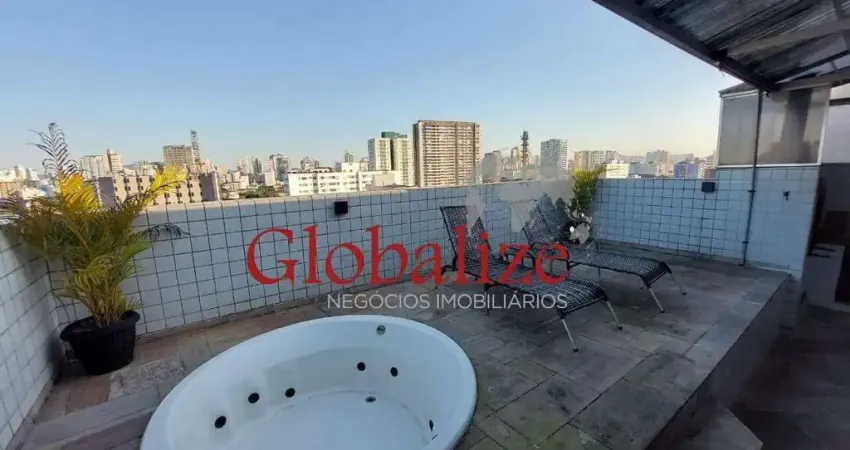 Cobertura Duplex com vista incrível, 3 dormitórios, 2 vagas, lazer completo por R$ 750.000,00