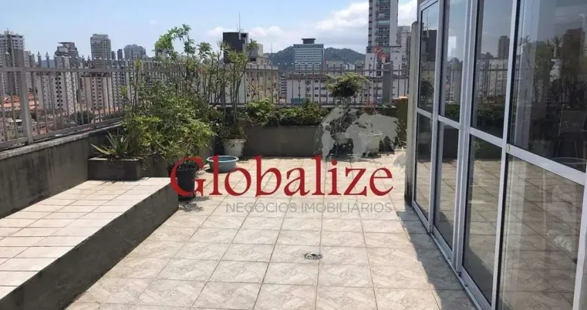 Cobertura Duplex com Churrasqueira à venda no bairro do Boqueirão em Santos por R$900.000,00