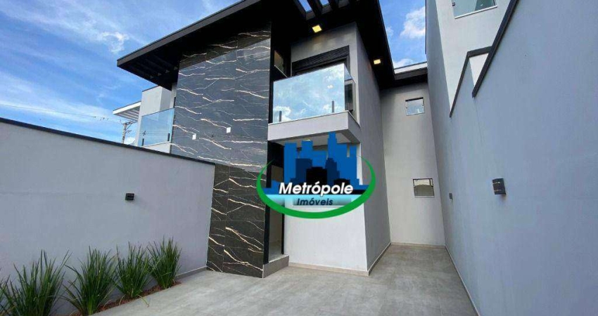 Sobrado com 3 dormitórios à venda, 95 m² por R$ 670.000 - Vila Nova Bonsucesso - Guarulhos/SP