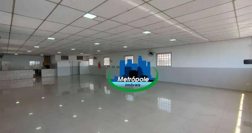 Sala para alugar, 220 m² por r$ 4.000,00/mês - jardim bela vista - guarulhos/sp