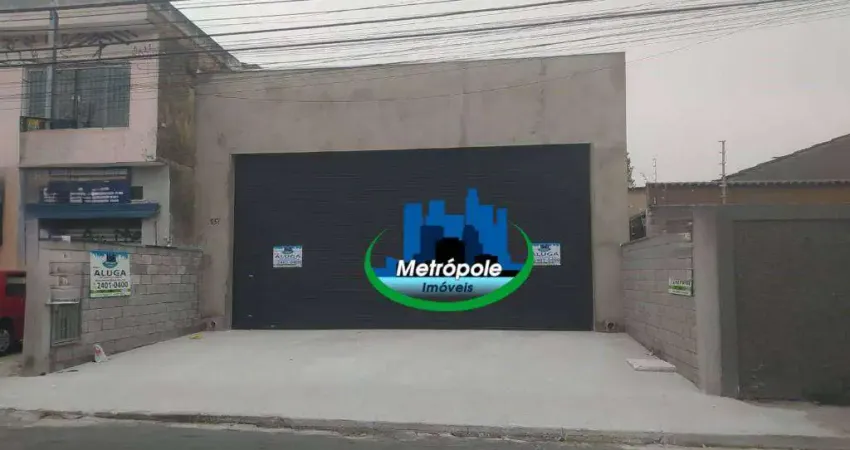 Galpão para alugar, 200 m² por r$ 7.500,00/mês - jardim tranqüilidade - guarulhos/sp