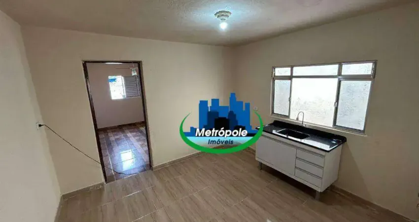 Casa com 1 dormitório para alugar, 40 m² por r$ 850/mês - jardim paraíso - guarulhos/sp