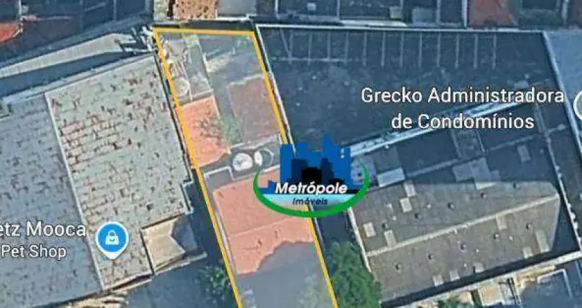 Terreno para alugar, 624 m² por r$ 43.150,00/mês - mooca - são paulo/sp