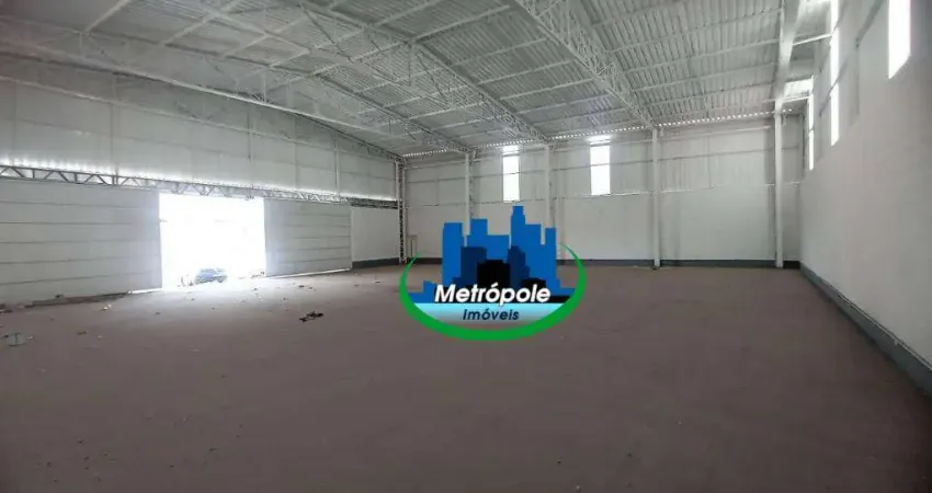 Galpão para alugar, 600 m² por r$ 18.000/mês - vila nova bonsucesso - guarulhos/sp