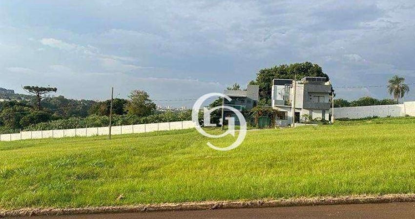 Terreno à venda no Condomínio Colina do Lago, 126 m² por R$ 110.000 - Universitário - Cascavel/PR