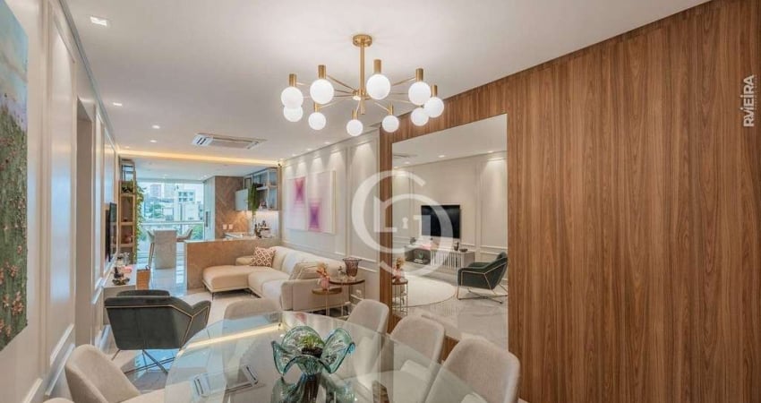 Apartamento semimobiliado com 2 suítes - Alto Padrão - Centro, Cascavel/PR