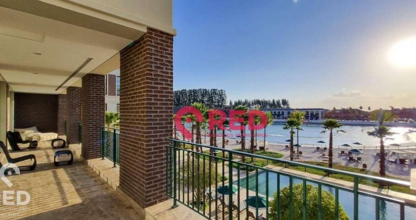 Apartamento com vista livre para praia no Condomínio Fazenda Boa Vista