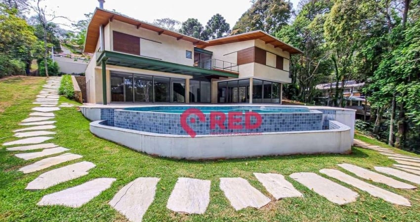 Casa com 5 quartos, 536 m² - venda por R$ 6.500.000 ou aluguel por R$ 23.000/mês - Condomínio Porto de Ibiúna - Ibiúna/SP