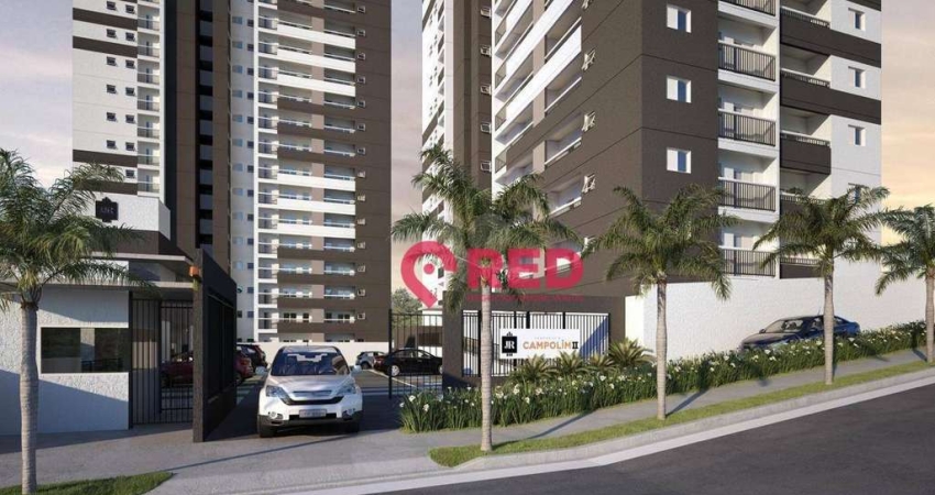 Apartamento com 2 quartos à venda, 59 m² por R$ 440.000 - Condomínio JR Campolim - Sorocaba/SP