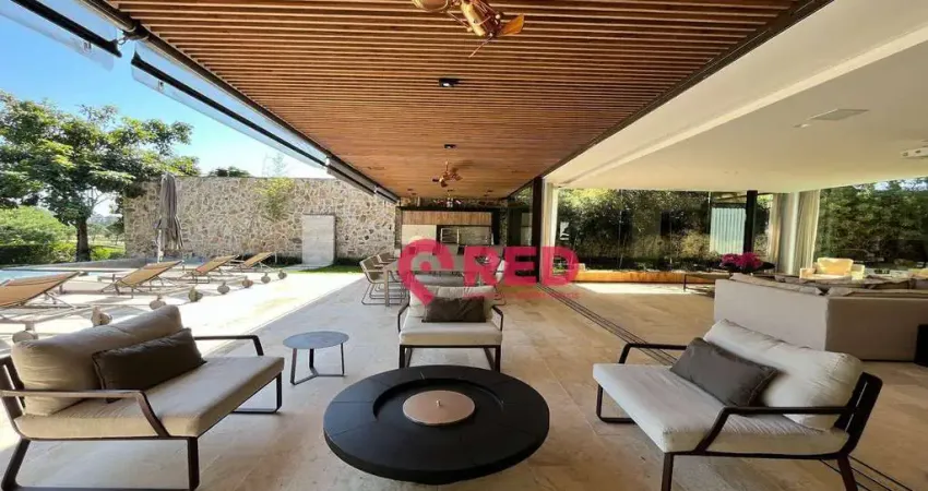 Residência do green com 4 quartos, 575 m² - venda por r$ 22.000.000 ou aluguel por r$ 107.200/mês - condomínio fazenda boa vista - porto feliz/sp