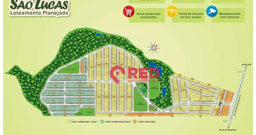 Terreno à venda, 250 m² por R$ 175.000 - Jardim Sao Lucas - Salto de Pirapora/SP