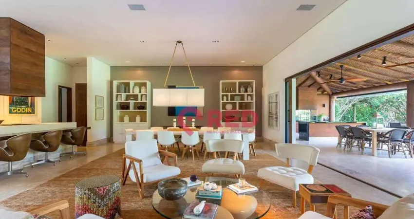 Casa com 7 quartos, 1100 m² - venda por r$ 45.000.000 ou aluguel por r$ 187.500/mês - condomínio fazenda boa vista - porto feliz/sp