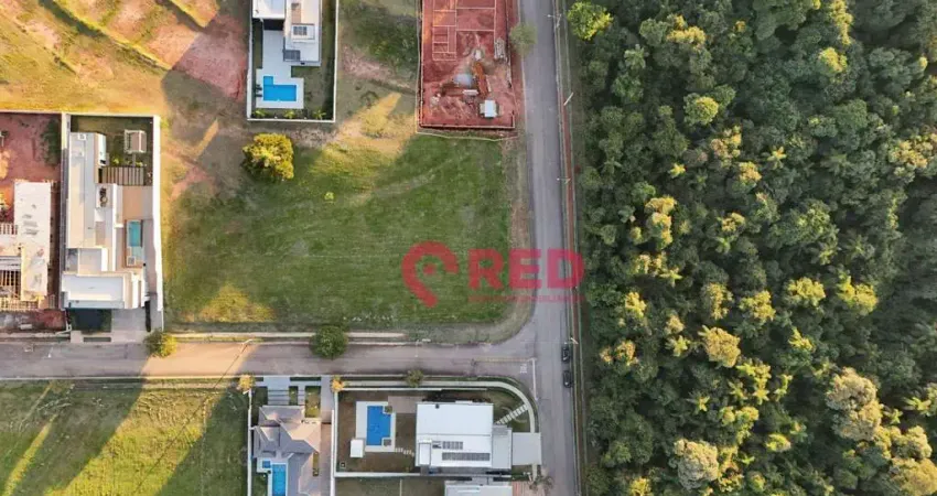 Terreno à venda no condomínio fazenda jequitibá – sorocaba/sp | 1.205 m² | esquina | vista para a mata