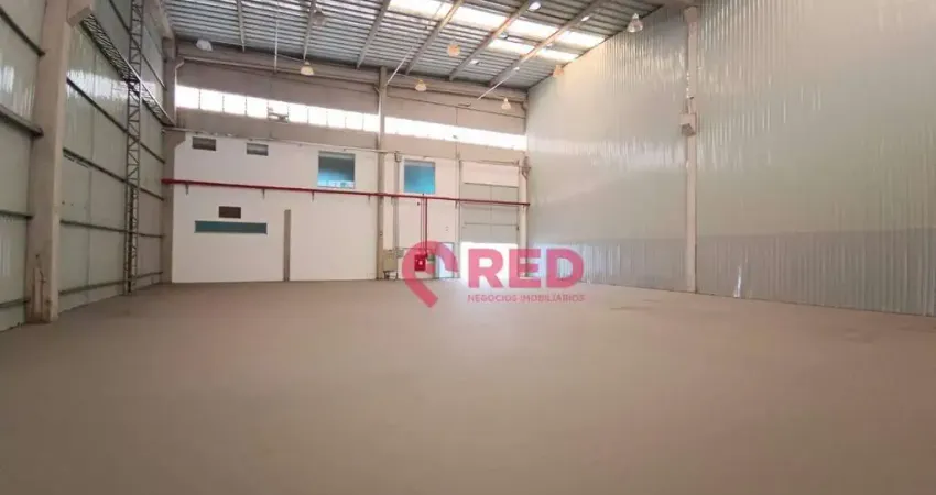 Galpão para alugar, 516 m² por r$ 23.904,00/mês - iporanga - sorocaba/sp