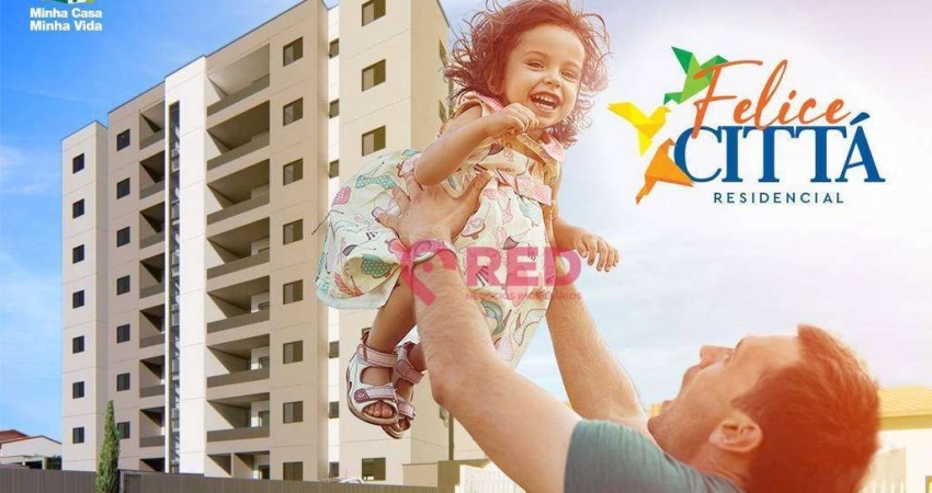 Apartamento com 2 quatos à venda, 60 m² por R$ 326.816 - Jardim Piazza di Roma II - Sorocaba/SP