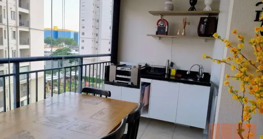 Apto 73m², 2 dorms (1 suíte), sacada gourmet - condomínio living resort - cambuci