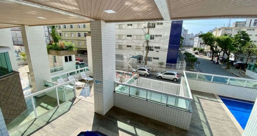 Apartamento com 2 dormitórios à venda, 99 m² por R$ 575.000 - Vila Guilhermina - Praia Grande/SP