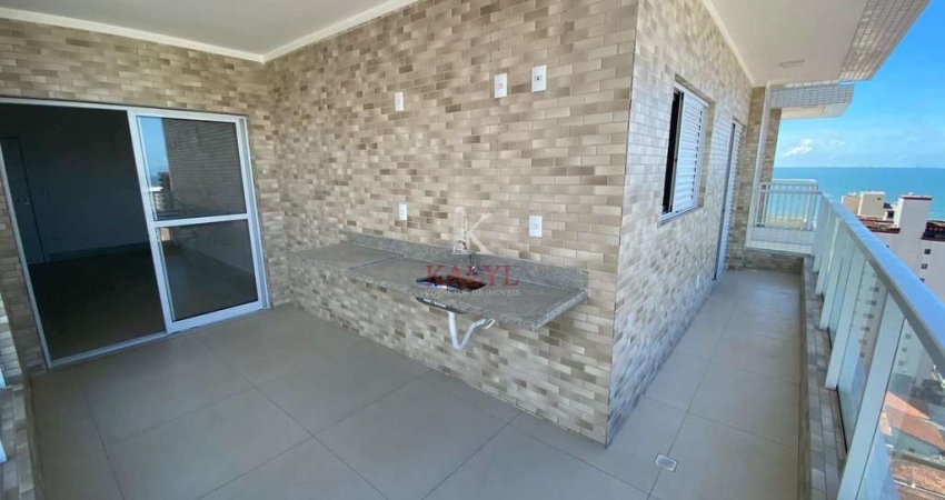 Apartamento com 2 dormitórios à venda, 74 m² por R$ 601.053 - Vila Guilhermina - Praia Grande/SP