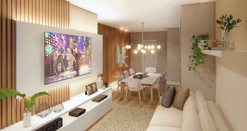 Apartamento com 2 dormitórios à venda, 80 m² por R$ 561.890,00 - Vila Guilhermina - Praia Grande/SP