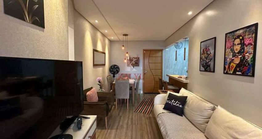 Apartamento com 2 dormitórios à venda, 70 m² por R$ 450.000,00 - Aviação - Praia Grande/SP