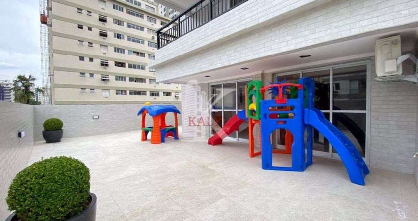 Apartamento com 1 dormitório à venda, 59 m² por R$ 440.000,00 - Guilhermina - Praia Grande/SP