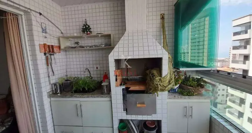 Apartamento com 2 dormitórios à venda, 86 m² por R$ 600.000,00 - Vila Guilhermina - Praia Grande/SP