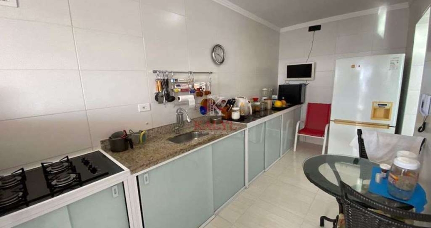 Apartamento com 2 dormitórios à venda, 89 m² por R$ 570.000,00 - Aviação - Praia Grande/SP