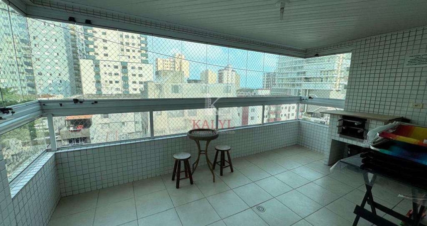 Apartamento com 1 quarto, Guilhermina, Praia Grande - R$ 420 mil, Cod: 5022