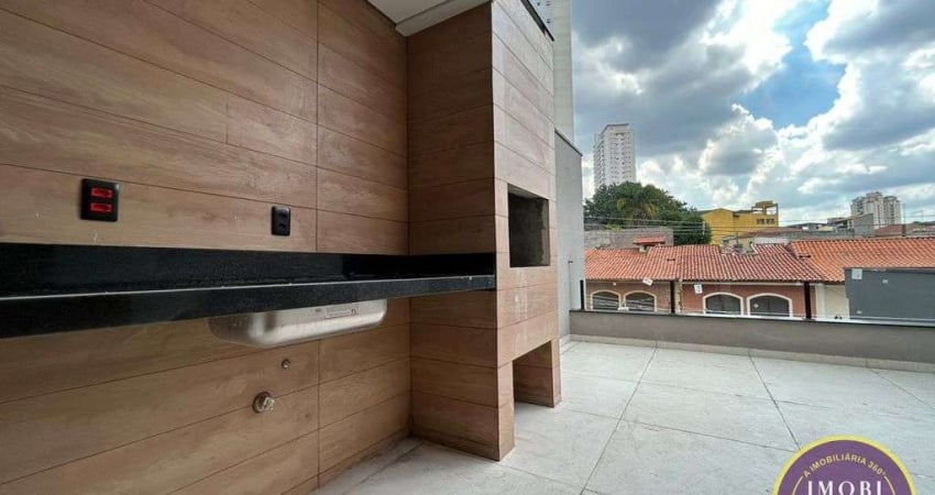 Sobrado novo a venda no Tatuapé com três suítes, duas vagas, churrasqueira