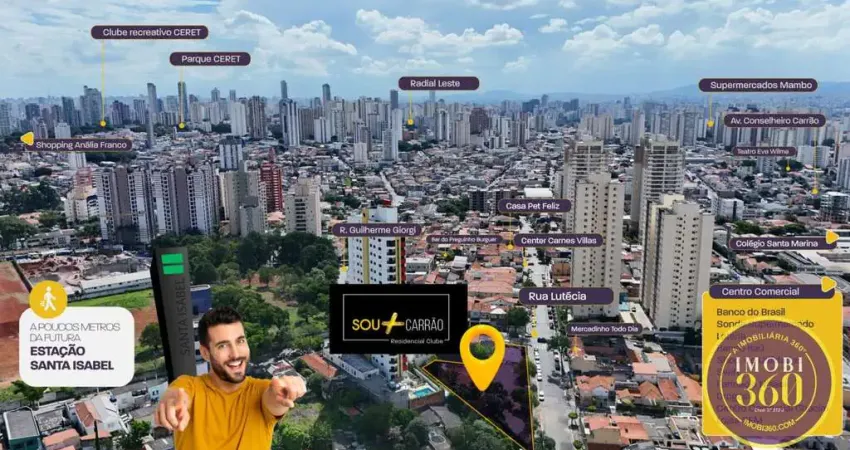 MINHA CASA MINHA VIDA - VILA CARRÃO - APTOS 35 MTS COM VARANDA.
