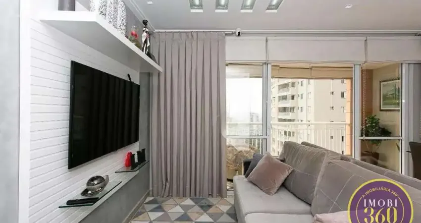APARTAMENTO ALTO PADRÃO NO TATUAPÉ 3 DORMITÓRIOS SUITE DUAS VAGAS MOBILIADO
