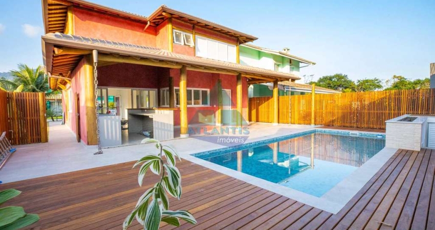 Casa com 4 dorms, Praia da Mococa, Caraguatatuba - R$ 3.5 mi, Cod: 1518