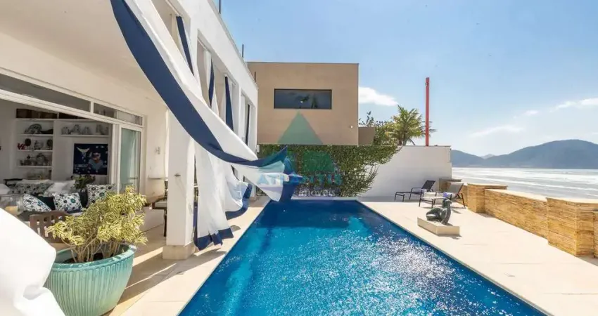 Casa com 4 quartos, praia do sapê, ubatuba - r$ 5.5 mi, cod: 2285