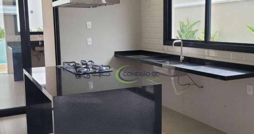 Lindo e novíssimo sobrado com piscina e 4 suítes em condomínio no Urbanova
