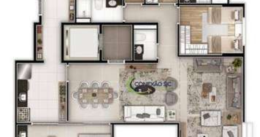 Apartamento com 3 dormitórios à venda, 130 m² por R$ 1.500.000,00 - Jardim Aquarius - São José dos Campos/SP