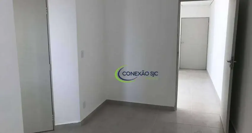 Apartamento adaptado para cadeirantes de 1 dormitório e 1 vaga de garagem descoberta.