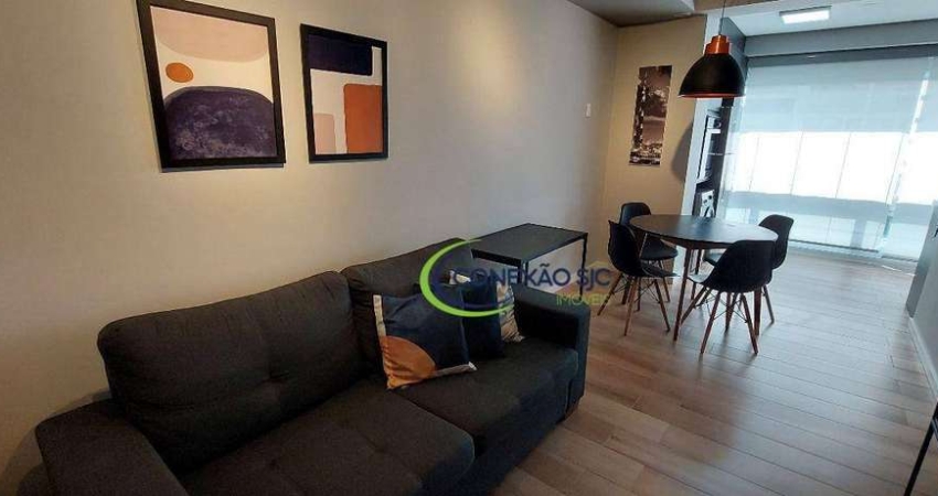 Apartamento com 1 dormitório, 40 m² - venda ou aluguel  - Jardim Aquarius - São José dos Campos/SP