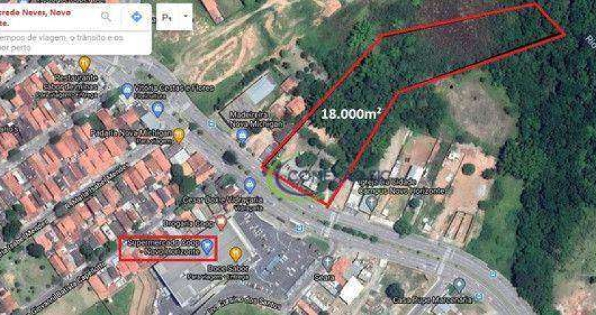 Área à venda, 18000 m² por R$ 7.000.000,00 - Parque Novo Horizonte - São José dos Campos/SP