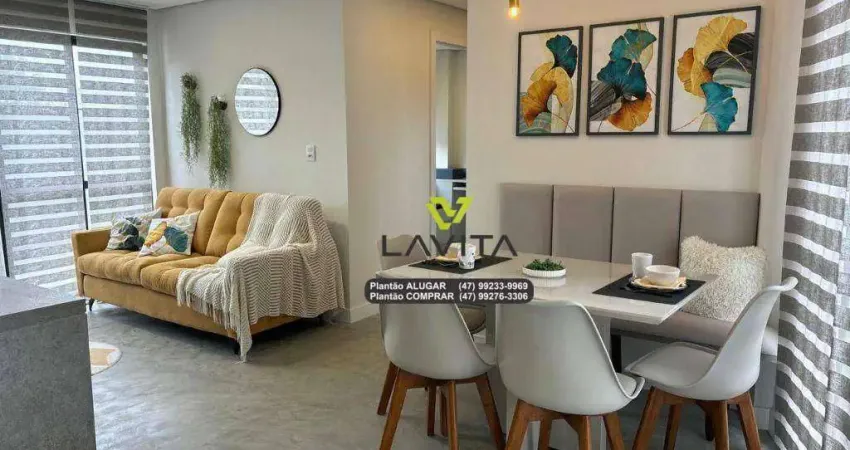 Apartamento com 2 dormitórios à venda, 93 m² por r$ 774.953 - victor konder - blumenau/sc-ao lado da furb