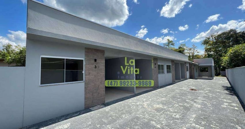 Casa com 2 dormitórios para alugar, 49 m² por R$ 1.600/mês - Bela Vista - Gaspar/SC