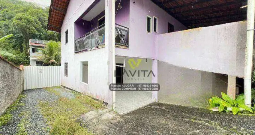 Casa com 2 dormitórios para alugar, 81 m² por r$ 1.450/mês - ponta aguda - blumenau/sc